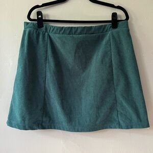 Rachel Teal A-Line Skirt